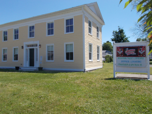 A picture of the Benedek Library in Savona, NY